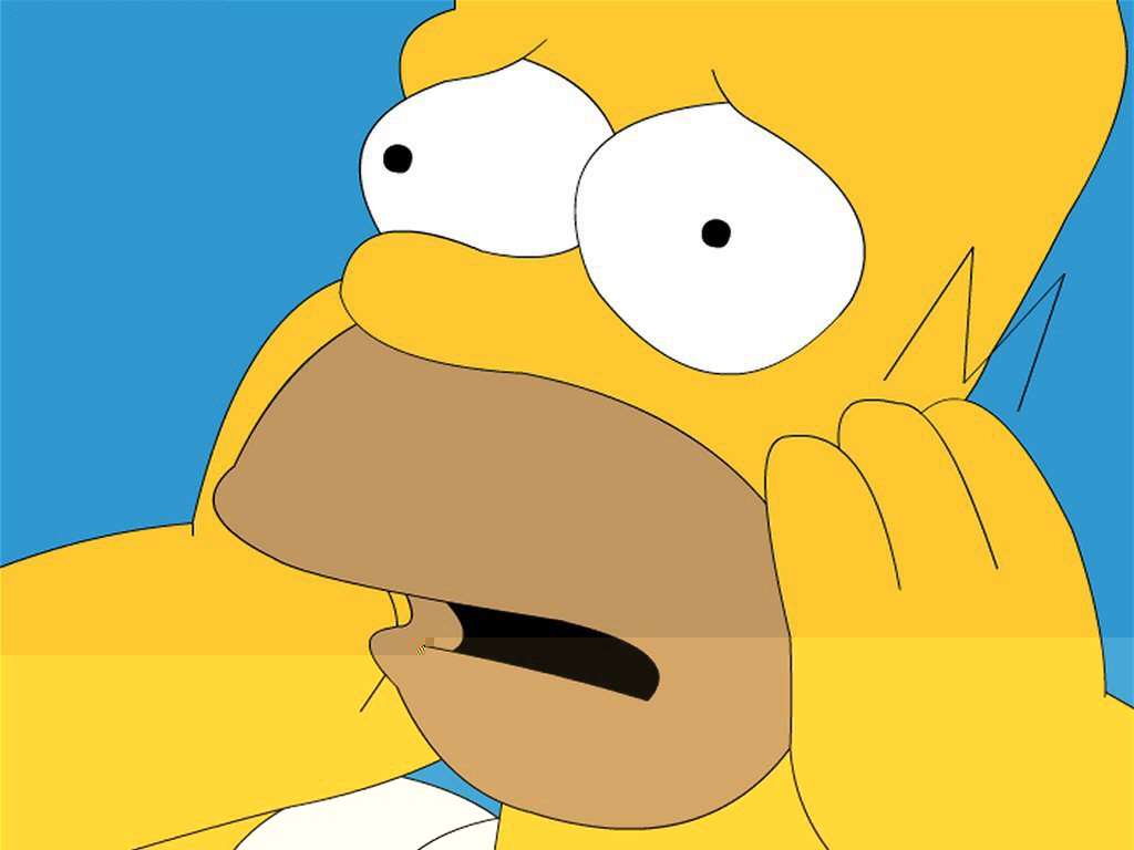 Homer Simpson Stressed